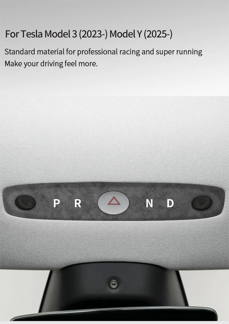 Tesla Model 3 Highland Y Alcantara Reading Light Trim 2023+