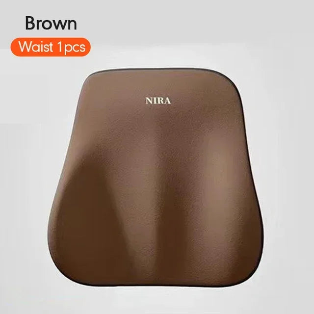 Memory Foam Car Headrest Lumbar Cushion - Universal Comfort Pillow
