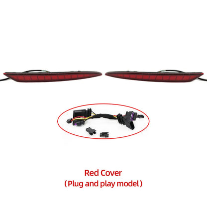 Tesla Model 3/Y LED Rear Fog Light - Dynamic Turn Signal 2016-23 Red D Plug and Play