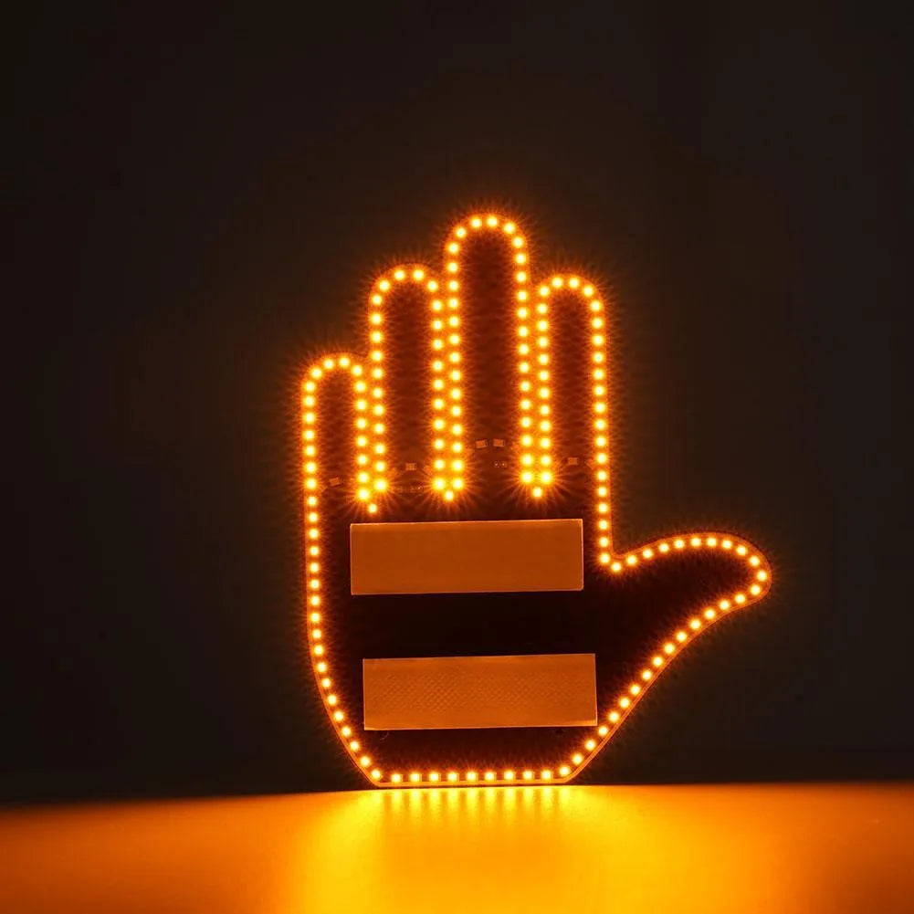 Car LED Finger Lights - Remote Control Interior Warning Lamp