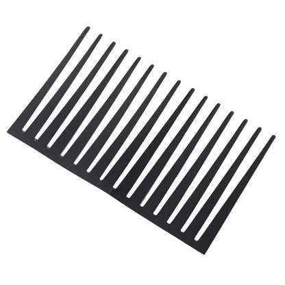 Car Headlight Eyelashes - 3D Black False Eyelash Stickers Decal