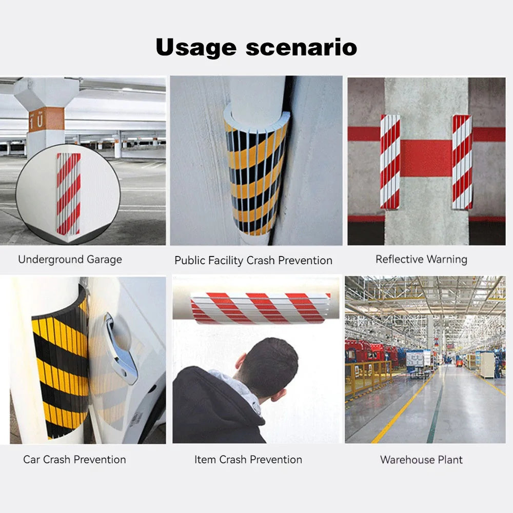 Garage Wall Protector 4PCS - Door Bumper Foam Parking Protection Stickers