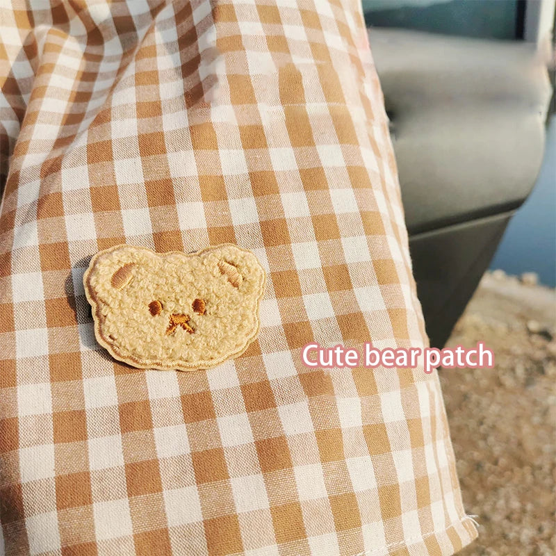 Car Sun Shade Curtains - Cute Cartoon Bear Window Sunshade