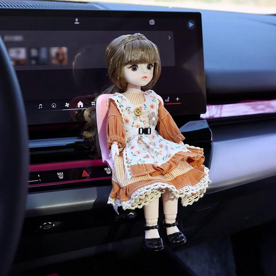 Car Safety Chair Doll Toy - Air Conditioner Aromatherapy Clip