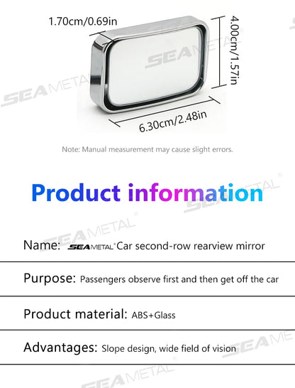 Car Convex Blind Spot Mirrors - Wide Angle 2pcs Set