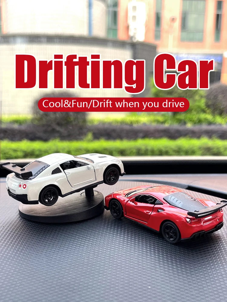 Drift Car Dashboard Toy Model - Swing Turning Sports Race Ornament