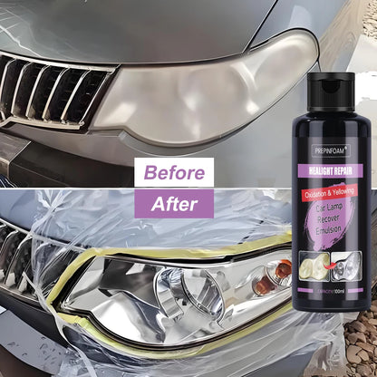 Professional Headlight Restoration Kit - Remove Oxidation & Polish Headlamps