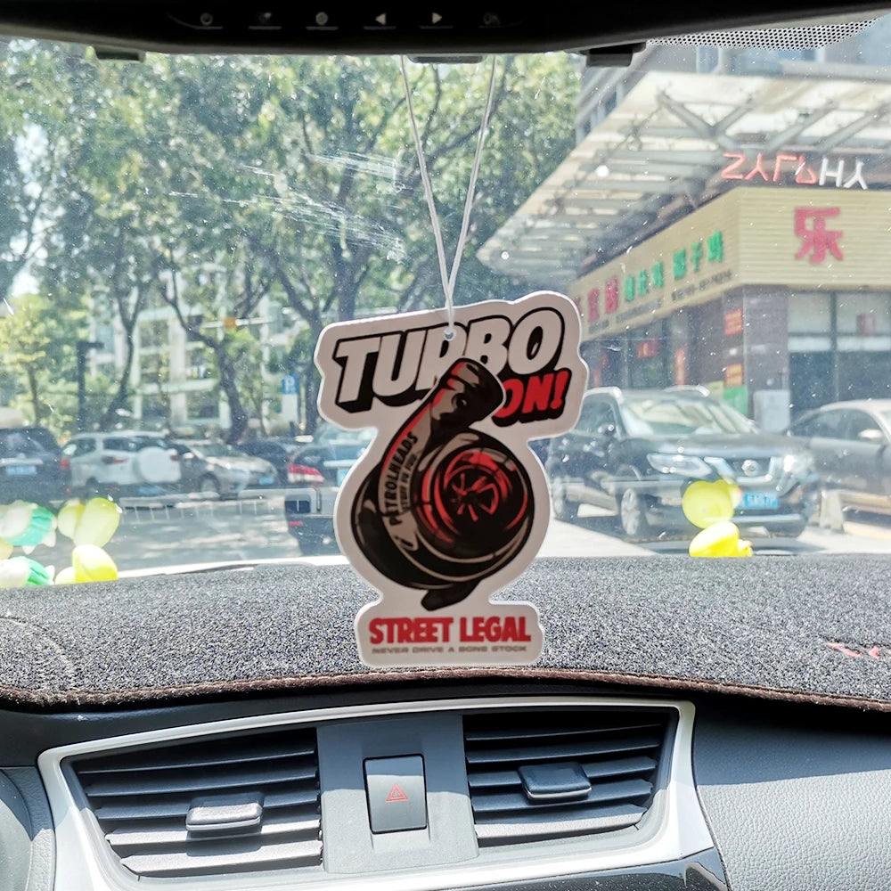 JDM Car Air Freshener Rearview Mirror Perfume - Turbo Brake Disc