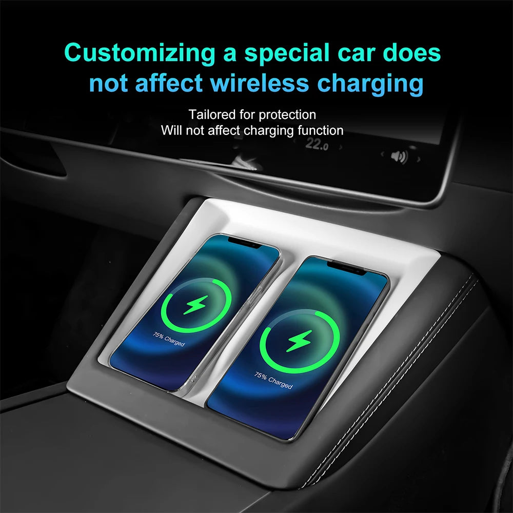 Tesla Model 3 Highland Wireless Charging Pad - Silicone Mat
