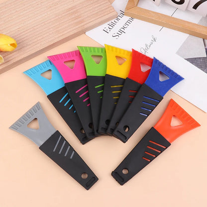 Mini Plastic Ice Scraper - Car Windshield Frost Removal Tool