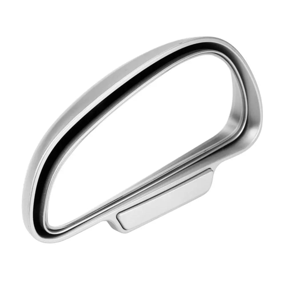 Car Blind Spot Mirror - 360° Adjustable Wide Angle silver-left