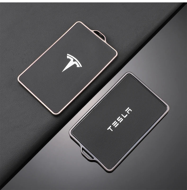 Tesla Key Case TPU Leather - NFC Key Fob Cover Model 3 S X Y