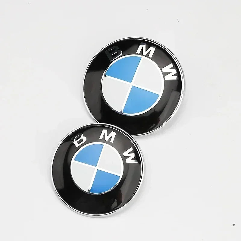 BMW Hood Emblem Badge 74mm/82mm - Front Rear Logo for All BMW Models