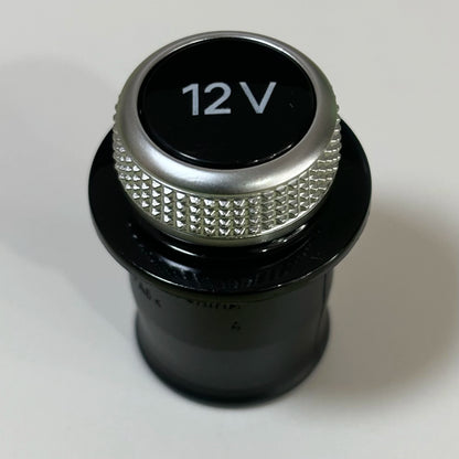 Audi Chrome Cigarette Lighter Cover - Decorative Plug for A3 A4 A5 Q2 Q7 R8