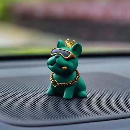 Resin Bully Dog Car Interior Decoration - Center Console Ornament