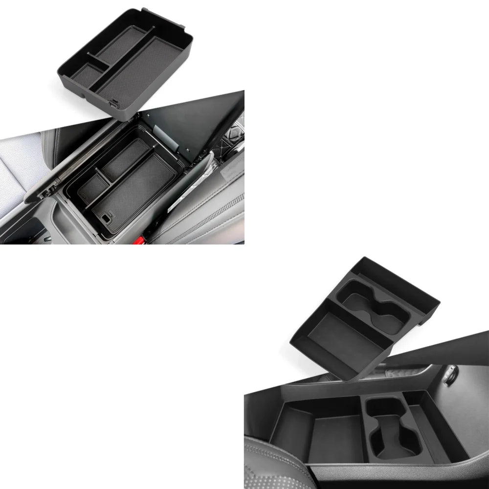 Hyundai Santa Fe Storage Box Cup Holder - 2024-2025 Interior Organizer