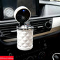 Car Cigarette Ashtray Cup with LED Light & Lid - Portable Detachable