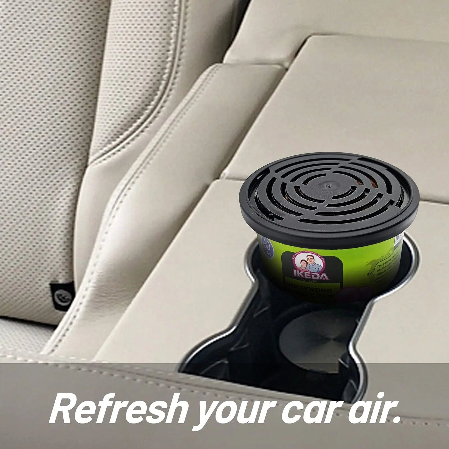 Car Air Freshener Bubble Gum Scent - Organic Odor Eliminator