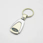 Ford 3D Metal Leather Keychain Badge - Car Emblem Key Chain Ring
