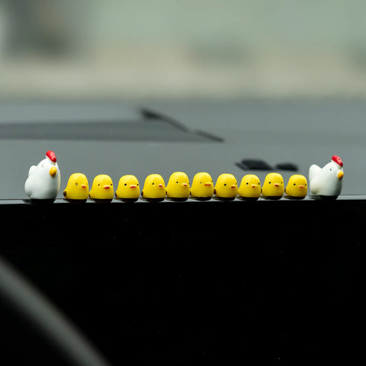 Cute Mini Animal Car Dashboard Accessories - Rearview Mirror Decor