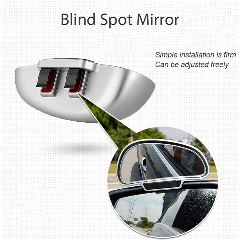 Car Blind Spot Mirror - 360° Adjustable Wide Angle