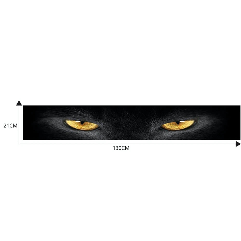 3D Car Windshield Stickers - Ghost & Wolf Eyes Pattern Decals