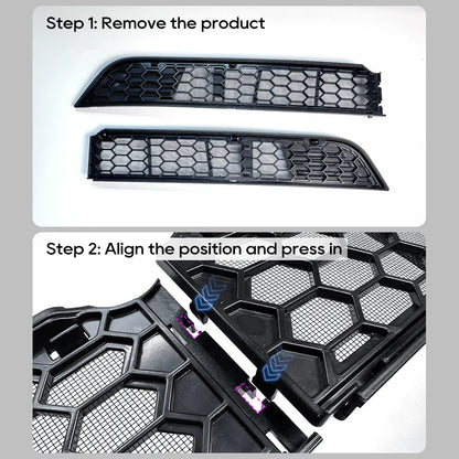 Tesla Model Y Bumper Grille Cover 2020-2025 Anti Insect Dust Protection Kit
