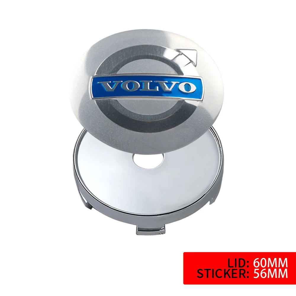 Volvo Wheel Center Stickers 56mm - Hub Cap Decals for R-Design Models