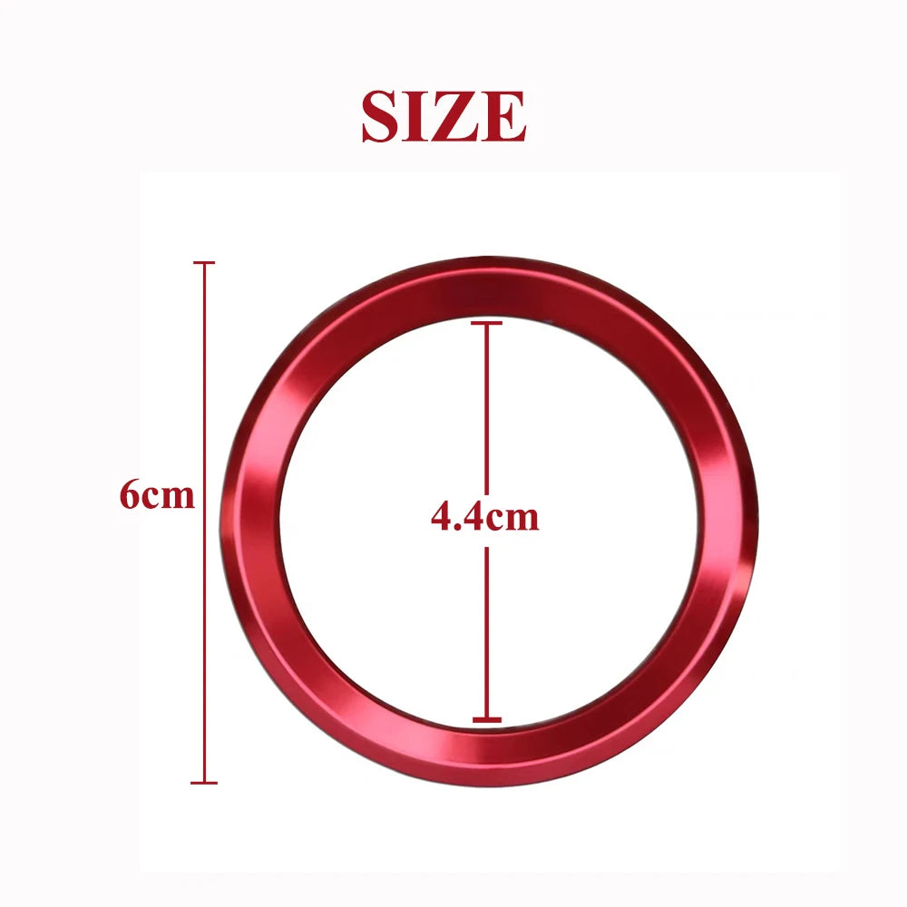 BMW Steering Wheel Circle Sticker - Car Styling Decoration Ring