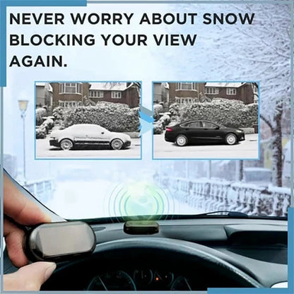 Electric Snow Ice Scraper - USB Rechargeable Car Deicer 3-Piece Tool