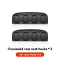 Tesla Foldable Car Seat Hooks - Heavy Duty 11lb Load Bearing Hangers Model 3/Y
