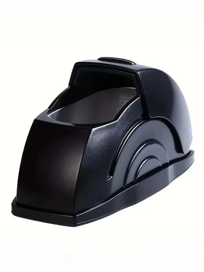 Car Ashtray with Lid - Convenient Ash Storage Container Black