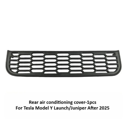 Tesla Model Y Juniper 2025+ Rear Air Conditioning Outlet Mesh Net - Under Seat AC Protection Cover