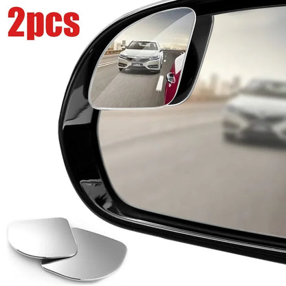 Car Blind Spot Mirrors - Frameless Wide Angle 2pcs Set