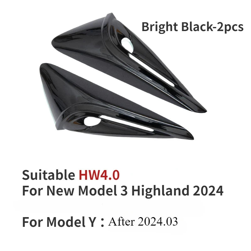 Tesla Model 3 Highland 2024 Yan Kamera Koruyucu Kapak - ABS Lens Koruma
