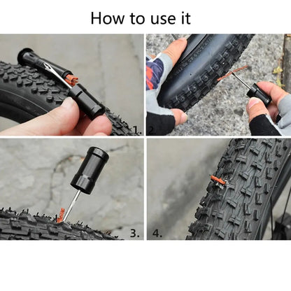 MTB Road Bicycle Tire Repair Kit - Tubeless Rubber Bacon Strips