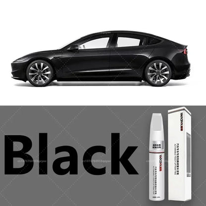 Tesla Paint Touch Up Pen Set - Pearl White & Deep Sea Blue Wheel Repair Kit