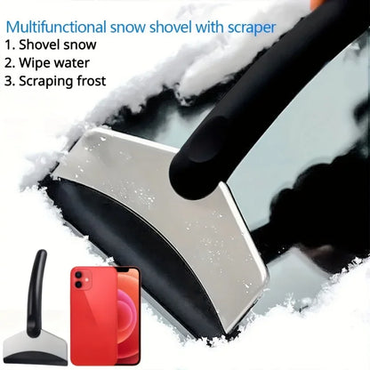 Car Snow Shovel & Ice Scraper - Windshield Snow Removal Tool 2PCS Set