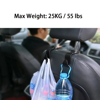 Universal Car Headrest Hook - Storage Organizer for Handbags & Purses