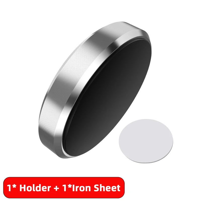 Universal Magnetic Phone Holder - Strong Car Dashboard Mount & Wall Mount Compatible with All Smartphones