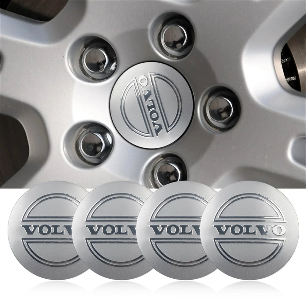 Volvo Wheel Center Stickers 56mm - Hub Cap Decals for R-Design Models