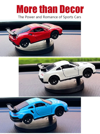 Drift Car Dashboard Toy Model - Swing Turning Sports Race Ornament