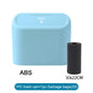 Car Trash Can with Lid - Leak-Proof Mini Waste Container with 300 Bags