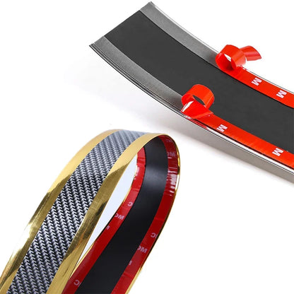 Car Door Sill Protector - Anti-Scratch Threshold Strip Carbon Fiber
