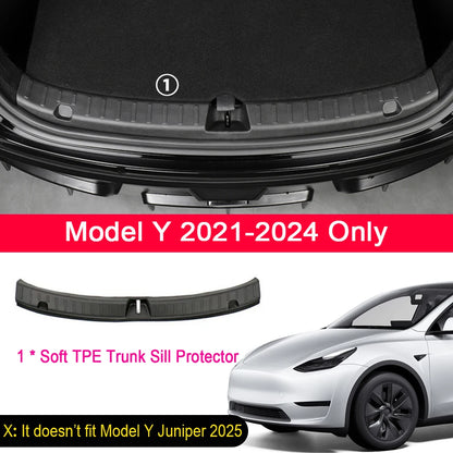 Tesla Model Y 3 Trunk Sill Guard - Juniper Cargo Mat Bumper Protector