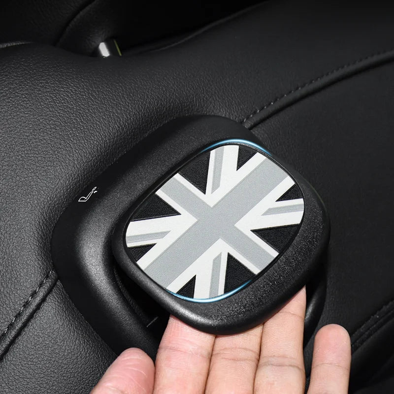Mini Cooper Leather Rear Seat Handle Cover - R56 R55 F56 F57 Decal