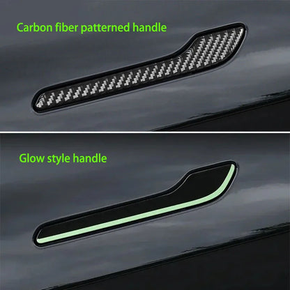 Tesla Model 3 Y Door Handle Stickers - Anti-Scratch Luminous