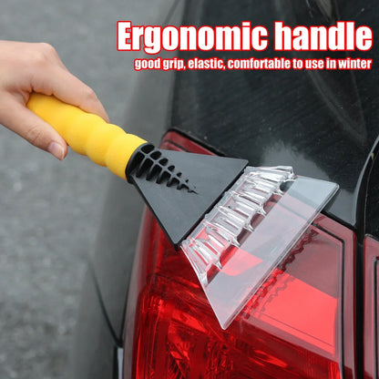 Car Ice Scraper Snow Remover - Windshield Ice Breaker Brush Tool
