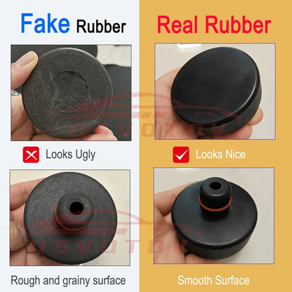Tesla Lifting Jack Pad - Upgraded Rubber Pucks Adapter Model 3 Y S X