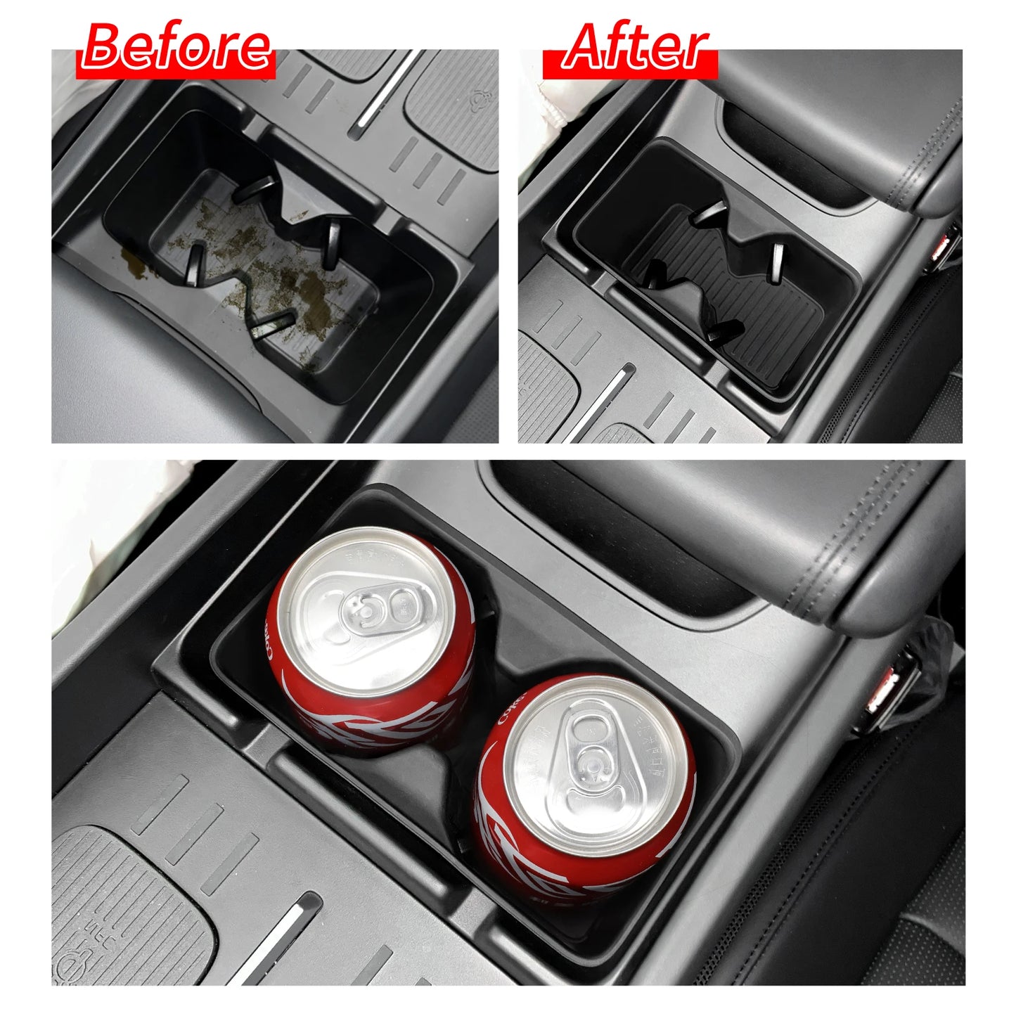 Hyundai Santa Fe Storage Box Cup Holder - 2024-2025 Interior Organizer